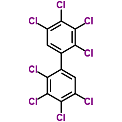 2,2',3,3',4,4',5,5'-八氯联苯结构式