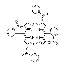 5,10,15,20-TETRA(2-NITROPHENYL)PORPHYRIN Structure