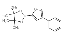 3-苯基-5-(4,4,5,5-四氢甲基-[1,3,2]二氧硼戊环-2-基)异唑图片