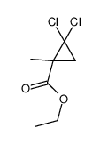 ethyl 2,2-dichloro-1-methylcyclopropane-1-carboxylate Structure