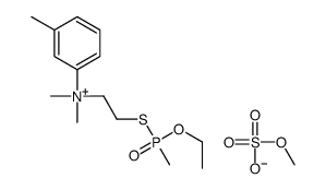 2-[ethoxy(methyl)phosphoryl]sulfanylethyl-dimethyl-(3-methylphenyl)azanium,methyl sulfate结构式