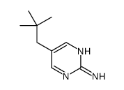 5-(2,2-Dimethylpropyl)-2-pyrimidinamine结构式