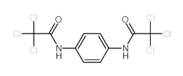 Acetamide, N,N-p-phenylenebis(2,2,2-trichloro-结构式