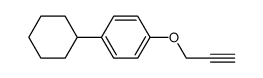1-Cyclohexyl-4-prop-2-ynyloxy-benzene Structure