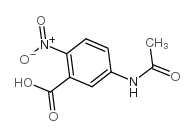 5-acetamido-2-nitrobenzoic acid Structure