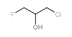 2-Propanol,1-chloro-3-fluoro- Structure