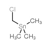 chloromethyl(trimethyl)stannane Structure