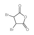 2,5-Furandione, 3,4-dibromodihydro-结构式