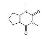 1,3-dimethyl-6,7-dihydro-5H-cyclopenta[d]pyrimidine-2,4-dione结构式