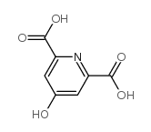 4-羟基吡啶-2,6-二甲酸结构式