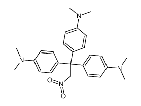 1,1,1-tris-(4-dimethylamino-phenyl)-2-nitro-ethane结构式