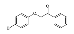 2-(4-bromo-phenoxy)-1-phenyl-ethanone结构式