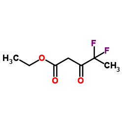Ethyl 4,4-difluoro-3-oxopentanoate Structure