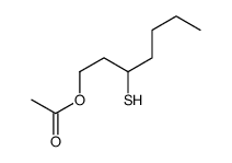 3-mercaptoheptyl acetate Structure