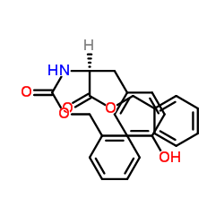CBZ-L-酪氨酸-Obzl结构式