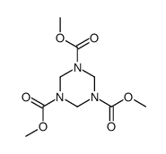 trimethyl 1,3,5-triazinane-1,3,5-tricarboxylate Structure