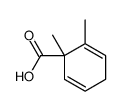 1,2-dimethylcyclohexa-2,5-diene-1-carboxylic acid结构式
