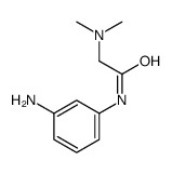 N-(3-氨基苯基)-2-(二甲氨基)乙酰胺结构式