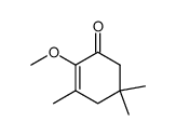 2-methoxy-3,5,5-trimethylcyclohex-2-enone结构式