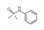 P,P-dimethyl-N-phenylphosphinic amide Structure