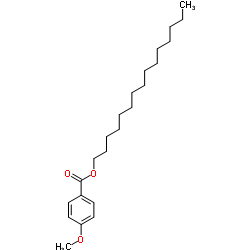4-Methoxybenzoic acid pentadecyl ester结构式