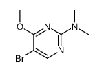 5-溴-4-甲氧基-N,N-二甲基嘧啶-2-胺结构式