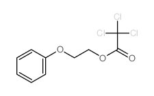 Acetic acid, trichloro-, 2-phenoxyethyl ester Structure