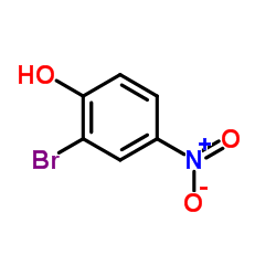 2-溴-4-硝基苯酚结构式