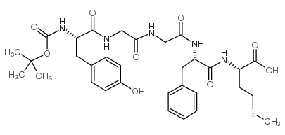Boc-Met-Enkephalin结构式