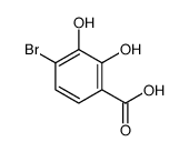 4-bromo-2,3-dihydroxybenzoic acid structure