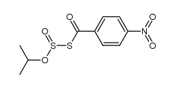 (isopropyl sulfurous) 4-nitrobenzoic thioanhydride Structure