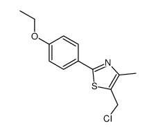 5-(chloromethyl)-2-(4-ethoxyphenyl)-4-methyl-1,3-thiazole Structure