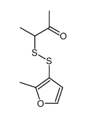 3-[(2-methylfuran-3-yl)disulfanyl]butan-2-one Structure