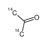 acetone, [1,3-14c] Structure