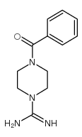4-苄基哌嗪-1-碳脒结构式