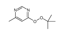 4-tert-butylperoxy-6-methylpyrimidine Structure