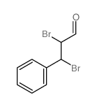 alpha,beta-Dibromobenzenepropanal Structure