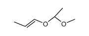 Acetaldehyde trans-1-propenyl methyl acetal结构式