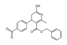 benzyl 6-methyl-4-(4-nitrophenyl)-2-oxo-3,4-dihydro-1H-pyridine-5-carboxylate结构式