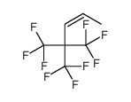 5,5,5-trifluoro-4,4-bis(trifluoromethyl)pent-2-ene Structure