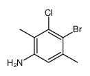 4-Bromo-3-chloro-2,5-dimethylaniline Structure