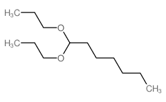 Heptane, 1,1-dipropoxy- Structure