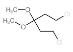 Pentane, 1,5-dichloro-3,3-dimethoxy-结构式