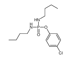 N-[butylamino-(4-chlorophenoxy)phosphoryl]butan-1-amine Structure