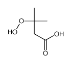 3-hydroperoxy-3-methylbutanoic acid结构式