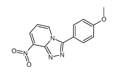 3-(4-methoxyphenyl)-8-nitro-[1,2,4]triazolo[4,3-a]pyridine Structure
