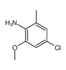 4-chloro-2-methoxy-6-methyl-aniline Structure