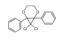 7,7-dichloro-1,6-diphenyl-2,5-dioxa-bicyclo[4.1.0]heptane Structure