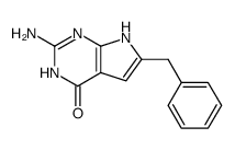 2-amino-4-oxo-6-benzyl-3,7-dihydropyrrolo[2,3-d]pyrimidine Structure