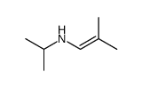 N-isopropyl-2-methylprop-1-en-1-amine Structure